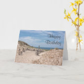 Carte Dunes de sable à la plage (Fleur jaune)