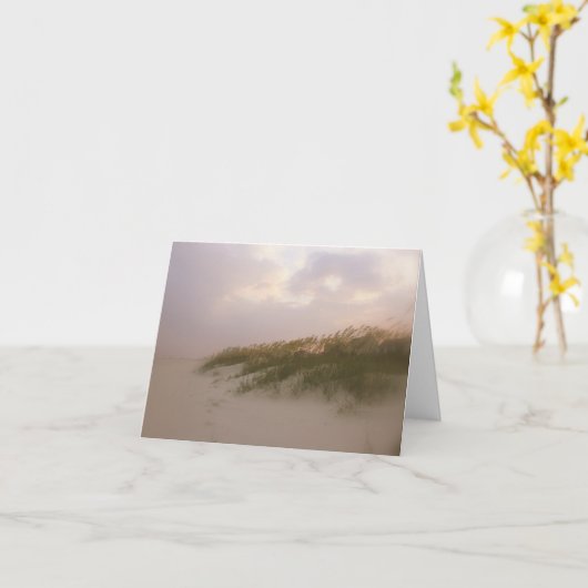 Carte Dunes de sable de la Caroline (Fleur jaune)