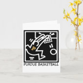 Carte Dunk de basket-ball Purdue (Fleur jaune)