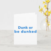 Carte Dunk Ou Be Dunk (Fleur jaune)