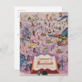 Carte Dunlop de l'Ecosse centrale (Devant / Derrière)