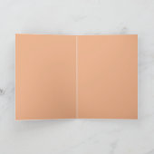 Carte Duo élégant pour le thé (Intérieur)