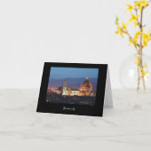 Carte Duomo au crépuscule (Fleur jaune)