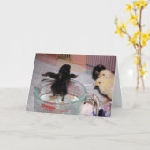 Carte Durée du bain (Fleur jaune)