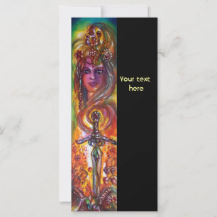 CARTE DURENDAL, ÉPÉE ROMANTIQUE ET ANGE