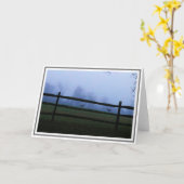 Carte Dusk à la campagne avec deux cerfs (Fleur jaune)