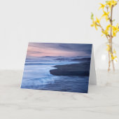 Carte Dusk At Moonstone Beach (Fleur jaune)