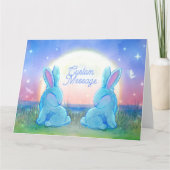 Carte Dusk Bunnies Customizable (Devant)