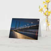 Carte Dusseldorf Allemagne (Fleur jaune)