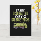 Carte Dusting Car Garbage Man Garbage Collection Dust (Fleur jaune)