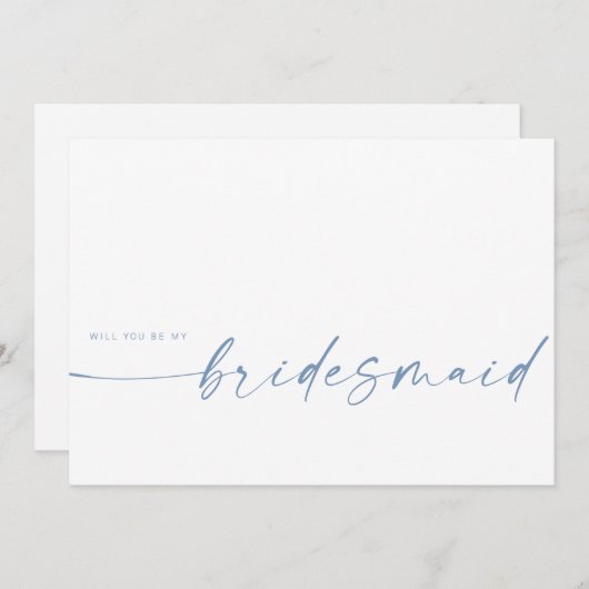 Carte  | Dusty Blue (Devant / Derrière)