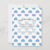 Carte Dusty Blue 8 Photo Collage Meilleure Maman Jamais (Dos)