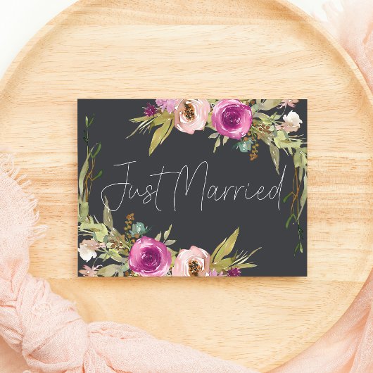 Carte Dusty Pink Purple Mariage De Charbon Vient De Se M