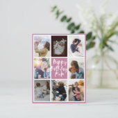Carte Dusty Rose 8 Photo Collage Joyeux anniversaire Mam (Debout devant)