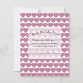 Carte Dusty Rose 8 Photo Collage Joyeux anniversaire Mam (Dos)