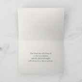 Carte Dusty Rose Floral Bouquet Sympathie (Intérieur)