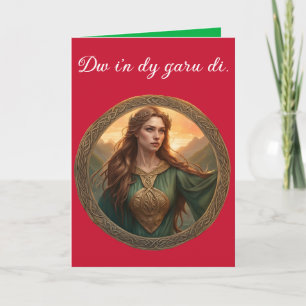 Carte Dwynwen la patronne des amoureux