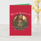 Carte Dwynwen Nothing Wins Hearts Like Cheerfulness Quot (Fleur jaune)