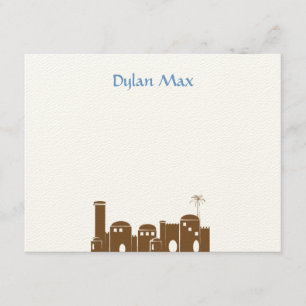 Carte Dylan Max Jerusalem Jewish Bar Mitzvah