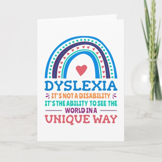 Carte Dyslexia (Devant)