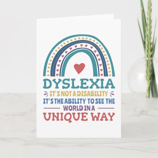 Carte Dyslexia (Devant)