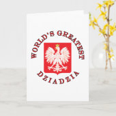 Carte Dziadzia la plus grande du monde (Fleur jaune)