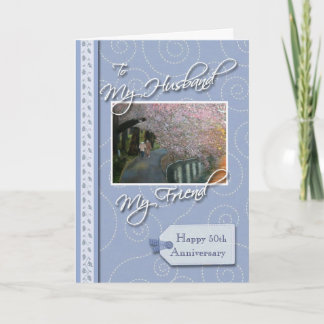 Carte __e Anniversaire - Mon mari, ami