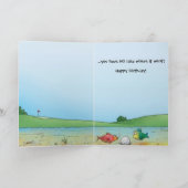 Carte Each Year is like a Golf Ball Birthday (Intérieur)