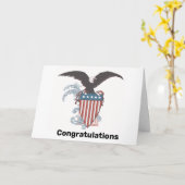 Carte Eagle and Shield New U.S. Citizen Card (Fleur jaune)