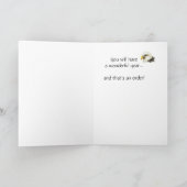 Carte Eagle - fils d'anniversaire, militaires drôles (Intérieur)