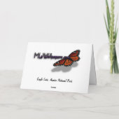 Carte Eagle Lake et Red Maple Feuilles II (Dos)