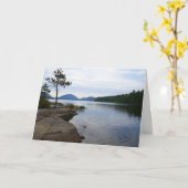 Carte Eagle Lake et Red Maple Feuilles II (Fleur jaune)