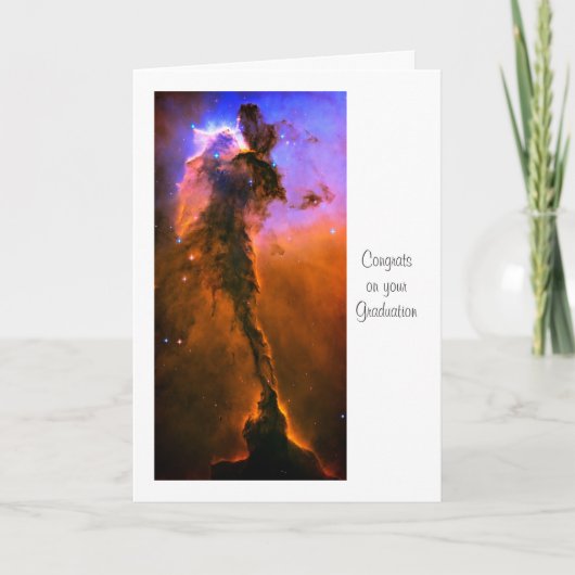 Carte Eagle Nebula, M16 - Félicitations pour le diplôme (Devant)