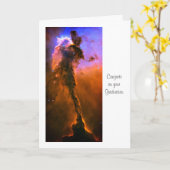 Carte Eagle Nebula, M16 - Félicitations pour le diplôme (Fleur jaune)