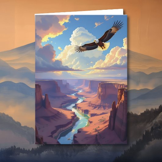 Carte Eagle Themed Nephew's Birthday