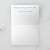 Carte Earthrise : avec citation— Tiré d'Apollo 8 (Intérieur)