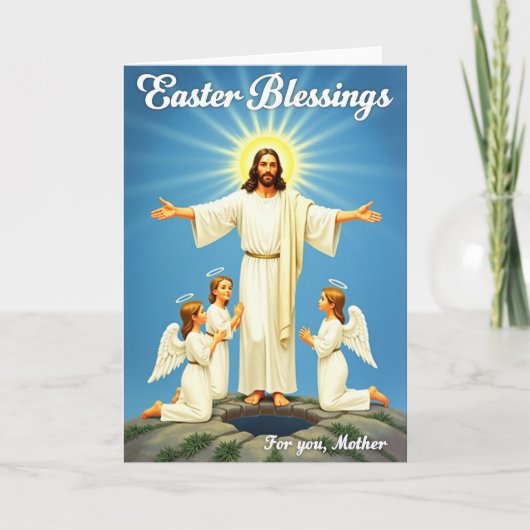 Carte Easter Blessings Mother Card (Devant)