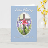 Carte Easter Blessings Son And Law Card (Fleur jaune)