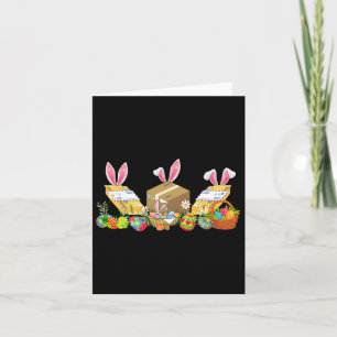 Carte Easter Bunny Postal Worker Outils Costume Chasse E