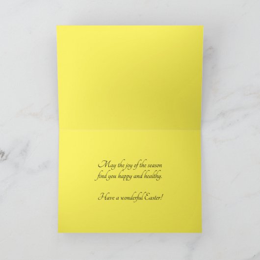 Carte Easter Card (Intérieur)