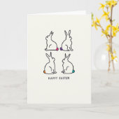 Carte Easter Circle Tail Art Card (Fleur jaune)