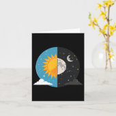 Carte Easter Eostre Pagan Witchcraft Printemps Ostara 1 (Fleur jaune)