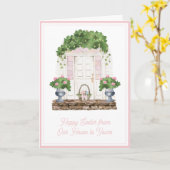 Carte Easter Front Door (Fleur jaune)