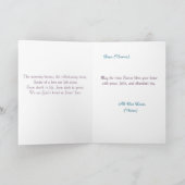 Carte Easter Lily Cross Easter Blessing (Intérieur)