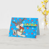 Carte Easter on the way (Fleur jaune)