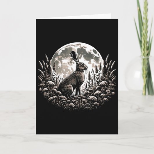 Carte Easter Ostara Eostre Pagan Witchcraft Spring Moon  (Devant)
