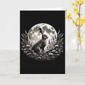 Carte Easter Ostara Eostre Pagan Witchcraft Spring Moon  (Fleur jaune)