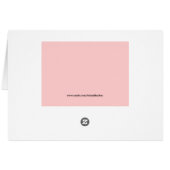 Carte EASTER RARE FLOWER RARE PERSONNE (Dos Horizontal)