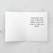 CARTE *EASTER* WISHES FOR "YOU !" (Intérieur)