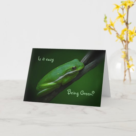 Carte Easy Being Green St Patrick (Fleur jaune)